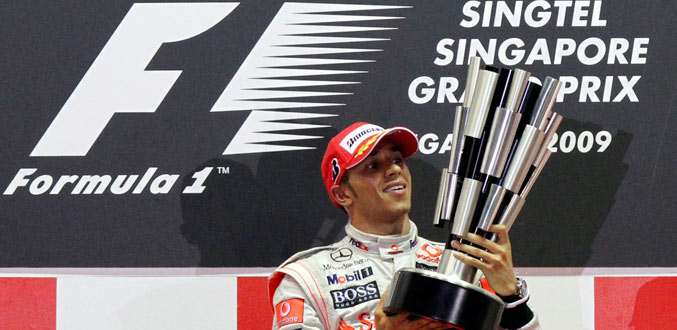 Formule 1 : Hamilton vainqueur du Grand Prix de Singapour