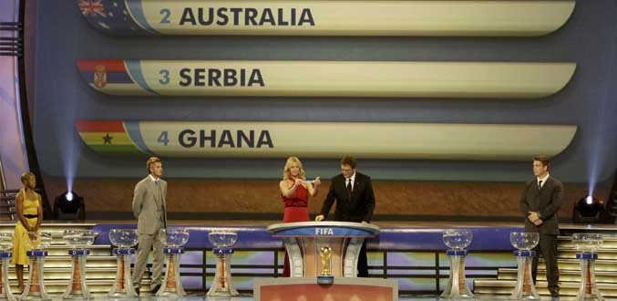 Mondial 2010 : "Groupe de la mort" avec Brésil, Portugal, Côte d''Ivoire et Corée du Nord