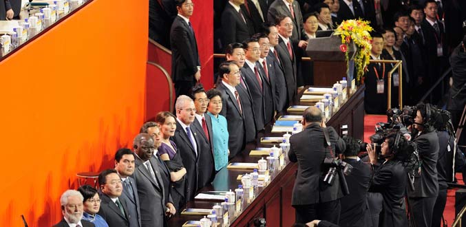 Chine : Inauguration en grande pompe de l''Exposition universelle de Shanghaï