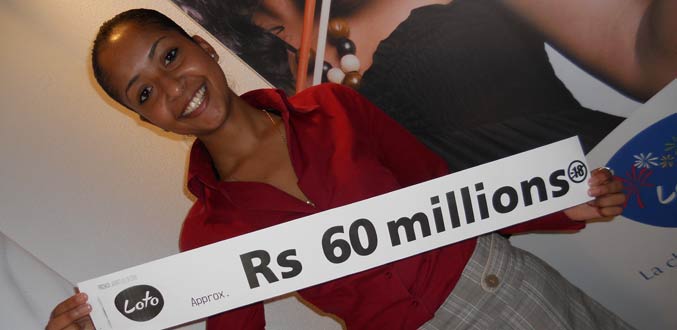 Loto : Deux gagnants se partagent le jackpot record s’élévant à Rs 61,8 millions