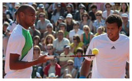 Tennis :Face-à-faceTsonga-Ouanna à Roland Garros