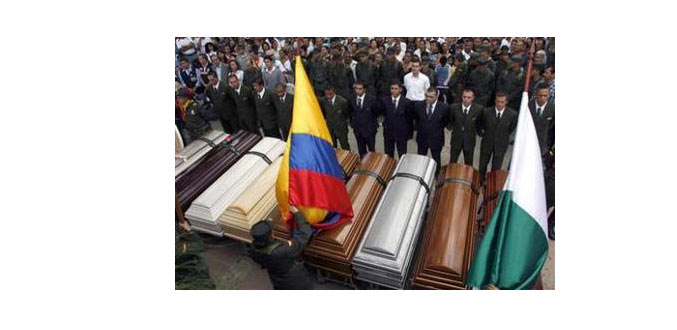 Colombie : 18 mineurs tués et une cinquantaine autres portés disparues