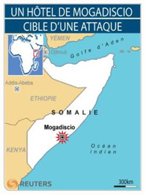 Quinze députés somaliens tués dans un hôtel de Mogadiscio