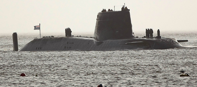 Un sous-marin britannique s''échoue au large de l''Ecosse
