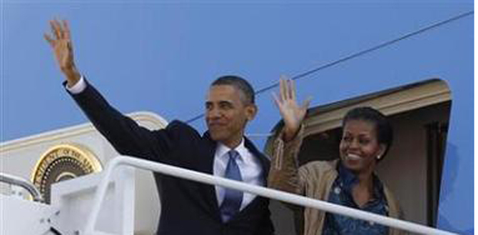 Inde : Barack Obama à Bombay, première étape d''une tournée en Asie
