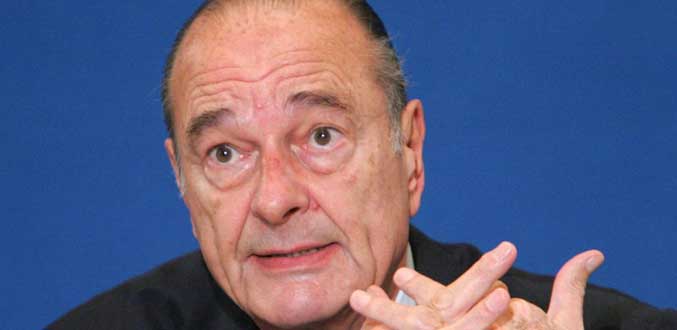France : Jacques Chirac dit qu''il votera Hollande, sauf si Juppé se présente