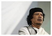 Mouammar Kadhafi met en garde l''Otan