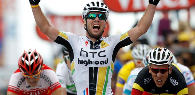 Tour de France: Cavendish au sprint, Hushovd garde le maillot jaune