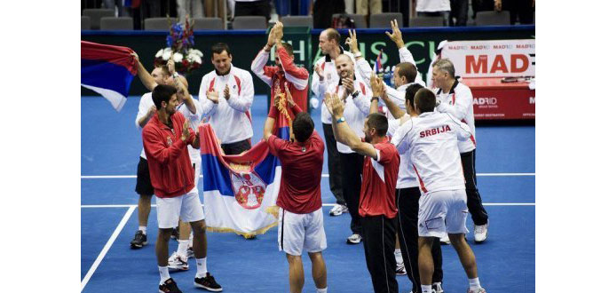Tennis : la Serbie en demi-finale de la Coupe Davis