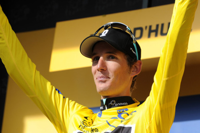 Cyclisme- Tour de France : Andy Schleck prend le maillot jaune