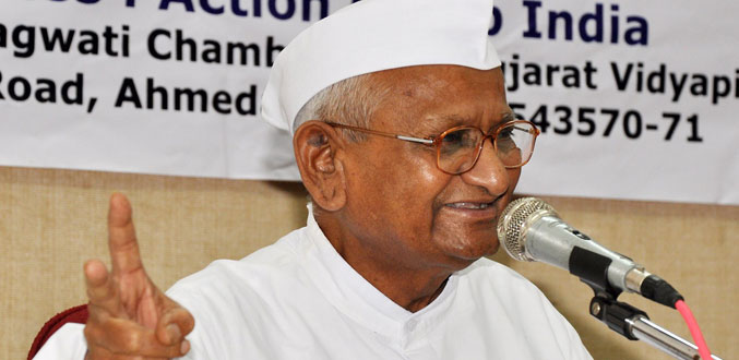 Inde-corruption : Anna Hazare relance sa croisade
