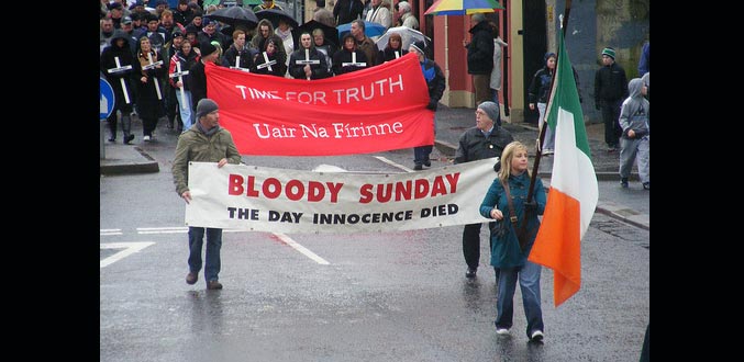 Londres indemnise les familles des victimes du Bloody Sunday