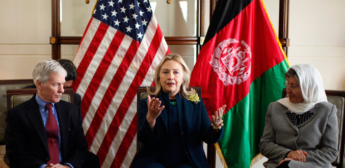 Afghanistan : Hillary Clinton à Kaboul