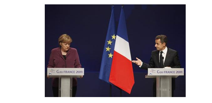 Sarkozy et Merkel menacent de suspendre l''aide à la Grèce