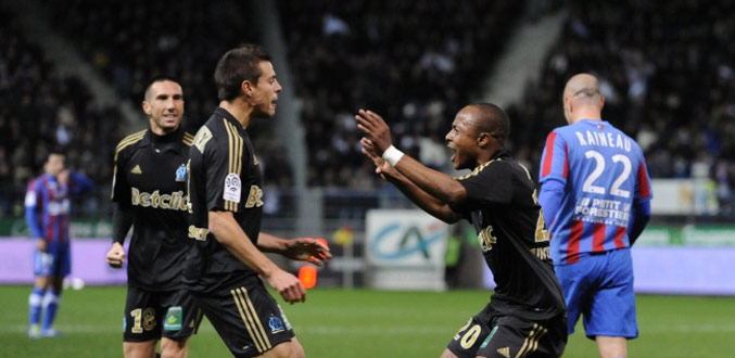 Ligue 1: Marseille s''impose 2-1 à Caen