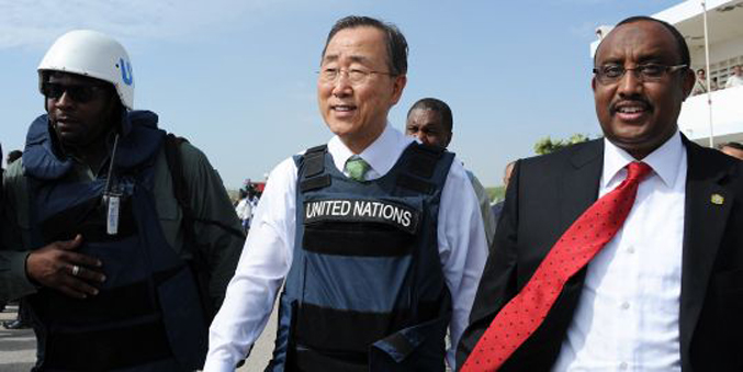 Somalie : Ban Ki-moon demande aux shebabs de renoncer aux violences