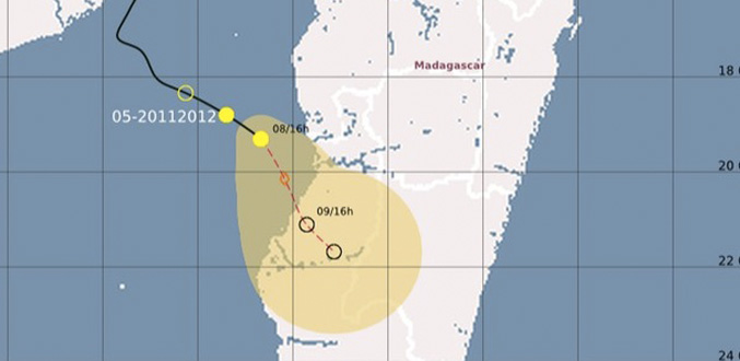 Météo : La nouvelle tempête tropicale modérée Chanda n’influencera pas le temps à Maurice