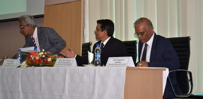 Mauritius Research Council : des experts présentent leurs solutions dans cinq domaines