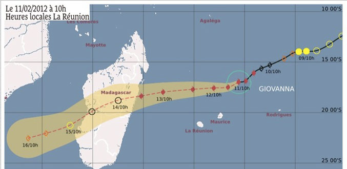 La Réunion : Dégradation du temps attendue pour ce soir et dimanche