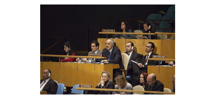 L''Assemblée générale de l''Onu adopte la résolution sur la Syrie