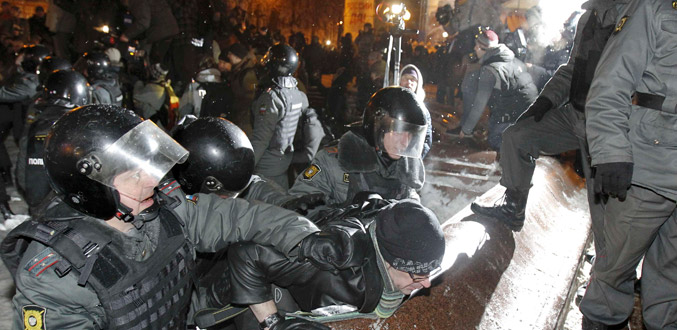 Russie : Plus de 500 personnes arrêtées dans des manifestations