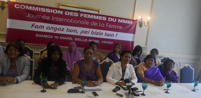 La Commission des femmes du MMM invite Ramgoolam à enclencher la réforme électorale