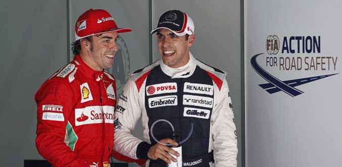 F1 (GP d’Espagne) - Maldonado profite de la "punition" de Hamilton