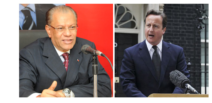 Chagos : David Cameron discutera souveraineté avec Navin Ramgoolam selon The Guardian