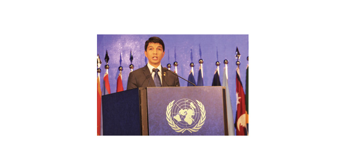 Madagascar-Sommet de Rio: Rajoelina insiste sur des élections rapides