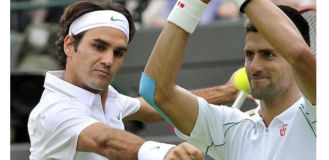 Tennis-Wimbledon : Federer et Djokovic à toute allure