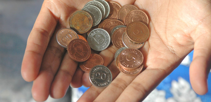 Campagne de récupération des pièces de monnaie