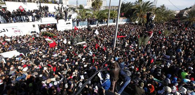 Tunisie: l’opposant Chokri Belaïd inhumé devant une foule immense