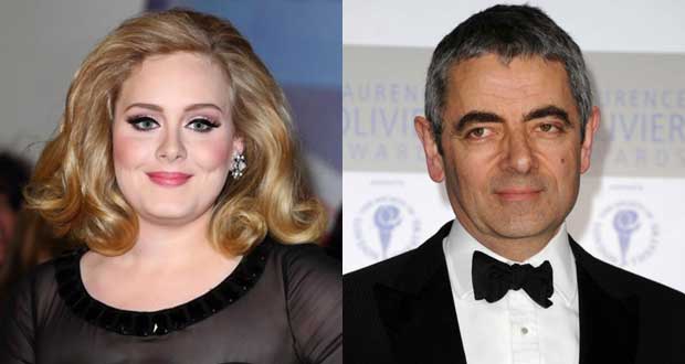Adele et Mr. Bean distingués par la reine Elizabeth II