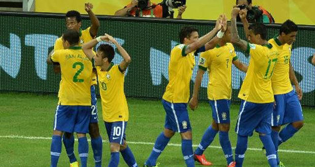 Coupe des Confédérations: le Brésil enchaîne, Neymar se déchaîne
