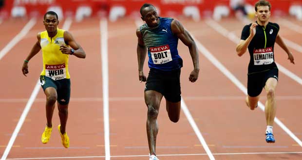 Athlétisme : Meilleur 200m pour Bolt, record pour Mekhissi