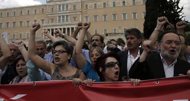 Grèce : grève contre les licenciements dans le public