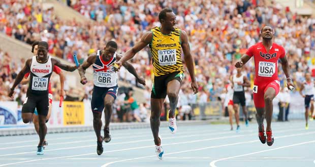 Athlétisme : La Jamaïque sacrée sur 4x100m