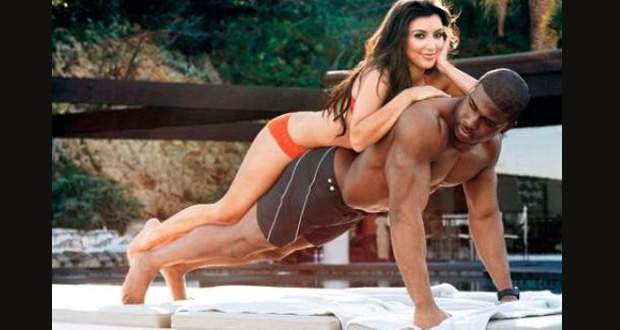 Kim Kardashian et Kanye West chutent