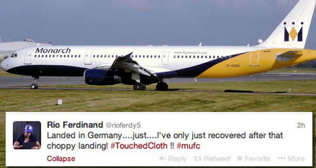 Manchester United échappe à un accident d'avion