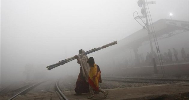New Delhi plongé dans un épais smog