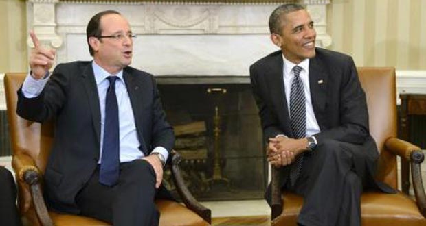 Obama et Hollande célèbrent un couple franco-américain apaisé