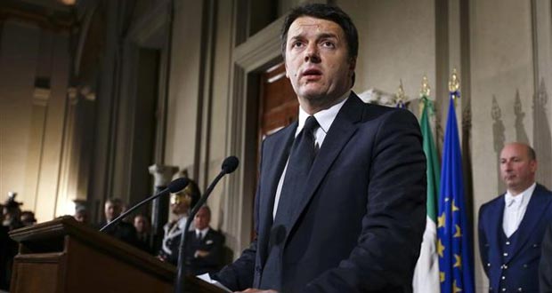 Matteo Renzi présente son nouveau gouvernement en Italie