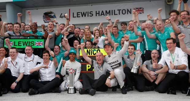 F1: Lewis Hamilton remporte le Grand Prix de Malaisie