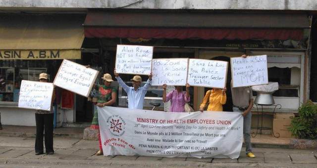 Manifestation: des fonctionnaires dénoncent un «manque de sécurité» dans les hôpitaux