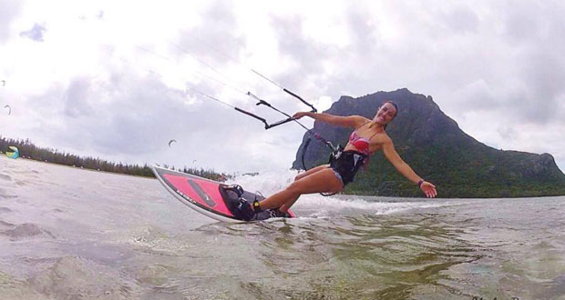 Kite-surf: la première femme à réaliser la traversée Maurice-Réunion