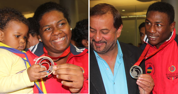 Jeux du Commonwealth: tapis rouge pour nos médaillés accueillis en héros