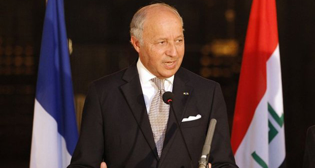 Laurent Fabius plaide pour un gouvernement d'unité en Irak