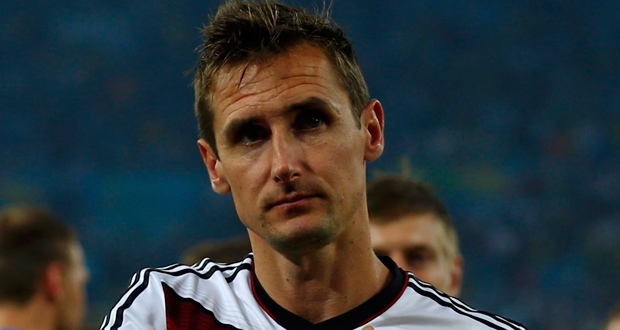 Allemagne: Klose, meilleur buteur en Coupe du monde, prend sa retraite internationale