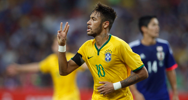 Match amical: le Brésil et Neymar assomment le Japon