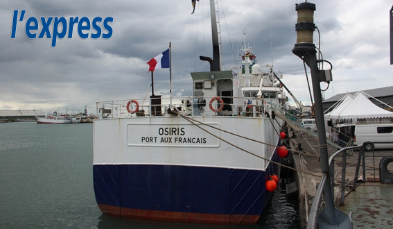 Surveillance des pêches : le patrouilleur français OSIRIS fait escale à Maurice 